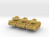 Panzer III K (Pz IV Turret) (x3) 1/200 3d printed 