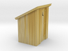 HO Scale board siding outhouse 3d printed 
