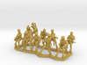 1/87 HO WWII Seated GI, Ten Soldiers Set 3d printed 