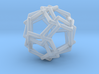 0460 Woven Icosidodecahedron (U24) 3d printed 