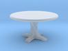 Cafe table, round. 1:48 scale. 3d printed 