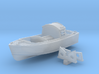 1/128 Royal Navy 16ft Fast Motor Boat 3d printed 