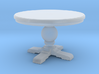 1:24 Round trestle table 3d printed 
