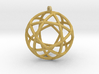Penta Sphere Pendant 1.5" 3d printed 