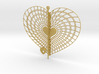 Heart Swap Spinner Spiral Ribs - 15cm 3d printed 