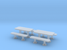 TJ-H01141x2 - Tables beton rectangulaires 3d printed 