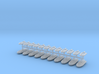 1/700 Rigid Hulled Inflatable Boats (x22) 3d printed 