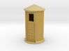 N-Scale SP Concrete Phone Booth 3d printed 