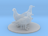 Glaucous Gull set 1:24 three different pieces 3d printed 