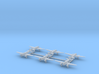 Caproni Ca.313 (with landing gear) 1/700 3d printed 