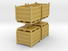 Palletbox Container (x4) 1/100 3d printed 