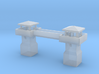 Guardhouses with a walkway 3d printed 