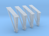 Hold Down Struts Airfix 1:144- 4 Pack 3d printed 