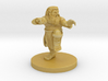 Dwarf Monk with Glorious Hair 3d printed 