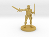 Elven Two Weapon fighter no shoes 3d printed 