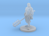 Half Orc Male Monk with Kanabo 3d printed 