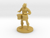 Male Dragonborn Bard with Bongos 3d printed 