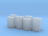 Electric Power Meter Box 1-87 HO Scale (4PK) 3d printed 