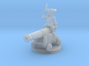 Gnome Male Artillerist Artificer on a cannon 3d printed 