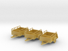 HO Scale Open Trailers Old U-haul Style X3 1/87 3d printed 