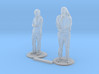 S Scale Standing People 6 3d printed 