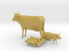 O Scale farm animals 3d printed 
