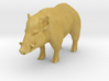 HO Scale Wild Boar 3d printed 