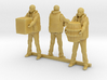 HO Scale Dock Workers 3d printed 