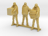 O Scale Dock Workers 3d printed 