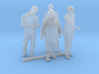 HO Scale Standing Men 2 3d printed 