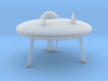 HO Scale Flying Saucer & Aliens 3d printed 