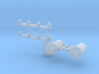 O Scale Telephone Poles Parts 3d printed 