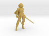 Snow White Warrior Princess miniature model games 3d printed 