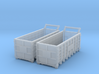 Steel Waster Container 01. N  Scale (1:160) 3d printed 