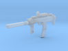 1/16th MP7 tactical 2 Stock Retracted 3d printed 