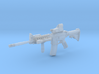 1/10th scale C8A2gun Stock Retracted Tact01 3d printed 