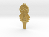 Seventh Doctor's T.A.R.D.I.S. Key Pendant 3d printed 