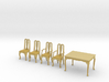 1:48 Queen Anne Dining Set 3d printed 