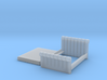 1:48 Tufted Bed (Queen) 3d printed 