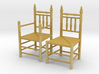 1:48 Pilgrim's Chairs, Set of 2 3d printed 