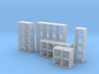 1:48 Set of Bookcases 3d printed 