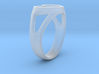Caterina Heart ring 3d printed 