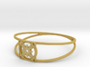 Elegant Bangle - Eight Petal Supported 3d printed 