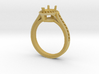 CCW19 Pear Halo One Ring 3d printed 