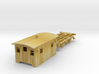 Caboose 4 Wheel Ulster and Delaware S Scale 1/64 3d printed 
