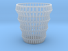 Wireframe Espresso Cup (Shell) 3d printed 