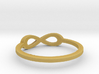 infinity ring Ring Size 7 3d printed 