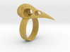 Realistic Raven Skull Ring - Size 7 3d printed 