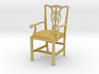Cambridge Councill Arm Chair 3" tall 3d printed 