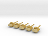 Panzer Mk IVsf cannon turrets 3d printed 